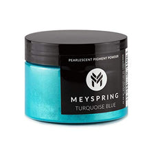 Load image into Gallery viewer, MEYSPRING Turquoise Blue Epoxy Resin Color Pigment - 50g - Mica Powder for Epoxy

