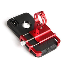 Load image into Gallery viewer, GUB Thick Case Design Bike &amp; Motorcycle Phone Mount Handlebar Holder Adjustable Compatible with iPhone XR Xs 7s 8 Plus,Compatible with SamsungS7/S6/Note5/4,Any Cell Phones with Thick Phone Case (red)
