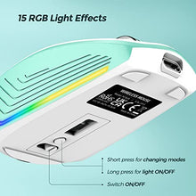 Load image into Gallery viewer, Rechargeable LED Wireless Mouse- Lovaky 2.4G USB Mouse for Laptop, Silent Ergonomic Cordless Computer Mice for PC, Computer, Laptop, ChromeBook,Tablet
