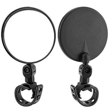 Load image into Gallery viewer, Accmor Bike Mirrors,2pcs Bicycle Cycling Rear View Mirrors, Adjustable 360 Rotatable Handlebar Glass Rearview Bicycle Mirrors for Road Mountain Bike
