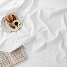 Load image into Gallery viewer, LBRO2M Bed Sheets Set Queen Size 6 Piece 16 Inches Deep Pocket 1800 Thread Count 100% Microfiber Sheet,Bedding Super Soft Hypoallergenic Breathable,Resistant Fade Wrinkle Cool Warm (White)
