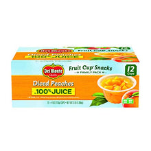 Load image into Gallery viewer, Del Monte, Diced Peaches in Juice, 4 Oz (pack of 12)
