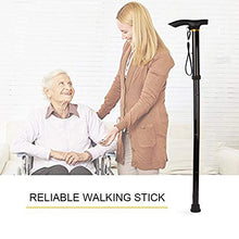 Load image into Gallery viewer, Folding Cane, Trekking Poles for Men, Women, Collapsible Walking Stick, Walking Cane with Carrying Bag, Adjustable,Lightweight, Anti Shock, Rubber Base for Hiking Camping
