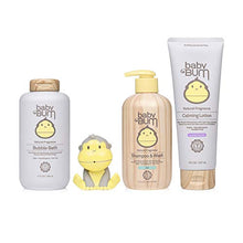Load image into Gallery viewer, Baby Bum Duke’s Rad Bath Set | Full Size Bath Essentials 4-Piece Gift Set with Toy for Sensitive Skin with Nourishing Coconut Oil | Natural and Coconut Lavender Fragrance | Gluten Free and Vegan
