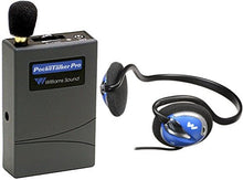 Load image into Gallery viewer, Williams Sound PKT PRO1-H26 Pocketalker PRO System Amplifier with HED 026 Rear-Wear Mono Headphones, 100 hours of battery life, Adjustable volume control/internal tone control
