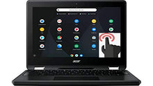 Load image into Gallery viewer, Acer Spin 11 2-in-1 Convertible 11.6" HD Touchscreen WLED-Backlit Chromebook, Intel Celeron N3350 Processor, 4GB Memory, 32GB eMMC, Bluetooth, WiFi, Webcam, Google Chrome OS, Obsidian Black
