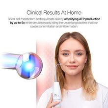 Load image into Gallery viewer, NuDerma Clinical Skin Therapy Wand - Portable Handheld High Frequency Skin Therapy Machine w 6 FUSION Neon + Argon Wands - Natural Acne Treatment - Skin Tightening - Wrinkle Reducing - Facial Skin
