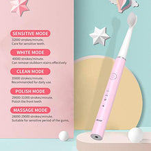 Load image into Gallery viewer, Seago Rechargeable Sonic Toothbrush for Kids Age 6+，with Intelligent Timer Waterproof IPX7， Electric Toothbrush with 2 Replaceable Soft bristles Head SG548（White）
