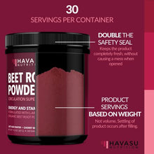 Load image into Gallery viewer, Organic Beet Root Powder for Workout Recovery &amp; Athletic Endurance | with L-Arginine for Nitric Oxide Boost

