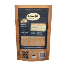Load image into Gallery viewer, Benefit Biscuits, All Natural Dog Treats, Certified Vegan, Non GMO, Wheat Free, Healthy Dog Biscuits, Made in USA
