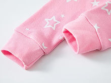 Load image into Gallery viewer, Babyroom Girls Matching Doll&amp;toddler 4 Piece Cotton Pajamas Toddler Unicorn Sleepwear size 7 Pink
