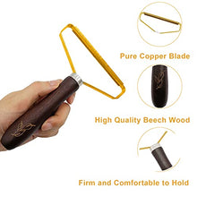 Load image into Gallery viewer, Lint Roller, Lint Rollers for Pet Hair,Lint Cleaner Clothes Fabric Shaver Beech Wood Handle Pet Hair Remover for Couch Reusable Dog Hair Carpet Scraper Shaver for Sweater No More Lint Fluff
