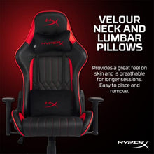 Load image into Gallery viewer, HyperX Blast Core Gaming Chair - Ergonomic Gaming Chair - Leather Upholstery Video Game Chair - Red Black PC Racing Tilt Foam Armrests Cushion Office Computer Kids Adults Seat Chair Gaming Hyper X
