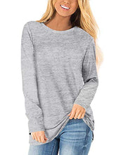 Load image into Gallery viewer, NSQTBA Soft Sweaters for Leggings Womens Long Sleeve Tops Pullover Shirts 2XL
