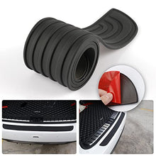 Load image into Gallery viewer, SINGARO Car Rear Bumper Protector, Car/SUV Universal Rubber Anti-Scratch Trunk Exterior Accessories（Black）
