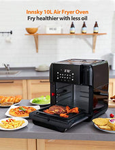 Load image into Gallery viewer, Innsky Air Fryer, 10.6-Quarts Air Oven, Rotisserie Oven, 1500W Electric Air Fryer Oven with LED Digital Touchscreen, 10-in-1 Countertop Oven with Dehydrator &amp; Rotisserie, 6 Accessories &amp; 32+ Recipes
