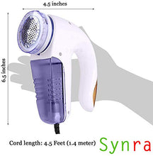 Load image into Gallery viewer, Fabric Shaver - Retains Clothes' Shine in Minutes - Safely removes Fuzz, Pilling - Quick and Easy-to-use lint Catcher with Large Shaving Head &amp; Removable bin - Extra Stainless Steel Blade Included
