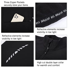 Load image into Gallery viewer, BALEAF Women's Windproof Thermal Softshell Cycling Running Winter Jacket Biking Cold Weather Waterproof Warm Black Size L
