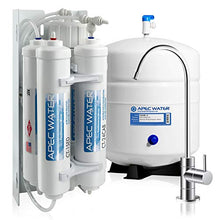 Load image into Gallery viewer, APEC Water Systems RO-QUICK90 Ultimate Supreme Compact Size with Quick Connect Easy Change Filters Undersink Reverse Osmosis System,white
