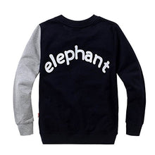 Load image into Gallery viewer, CM-Kid Little Boys' Elephant Long Sleeve T-shirt Cartoon Head Sweatshirt, Black, 3T
