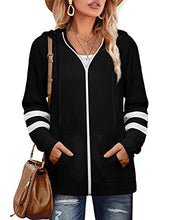 Load image into Gallery viewer, Zip Up Hoodie Women Lightweight Sweatshirs with Pockets
