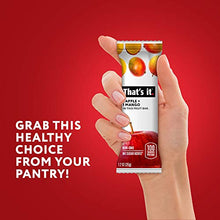 Load image into Gallery viewer, That's it. Apple + Mango 100% Natural Real Fruit Bar, Best High Fiber Vegan, Gluten Free Healthy Snack, Paleo for Children &amp; Adults, Non GMO No Sugar Added, No Preservatives Energy Food (12 Pack)
