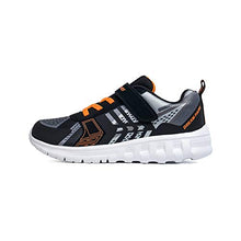 Load image into Gallery viewer, DREAM PAIRS Boys KD18002K Lightweight Breathable Running Athletic Sneakers Shoes Black Grey Orange, Size 1 M US Little Kid
