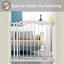 Load image into Gallery viewer, Baby Gate Wall Cups, Wall Cups for Baby Gates 4Pcs Safety Wall Bumpers Guard fit for Pressure Mounted Gates
