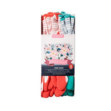 Load image into Gallery viewer, COOLJOB Gardening Gloves for Women and Ladies, 6 Pairs Breathable Rubber Coated Yard Garden Gloves, Outdoor Protective Work Gloves with Grip, Medium Size Fits Most, Red &amp; Green

