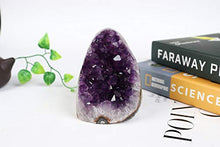Load image into Gallery viewer, JIC Gem Natural Class 1 Polished Deep Purple Uruguay Amethyst Crystal Cluster Home Decor: 1-2 Lb
