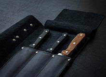 Load image into Gallery viewer, Leather knife roll, Knife bag, Leather knife case, Chef knife roll, Chef knife roll bag, Сhef knife bag, Chefs bag, Personalized knife roll, Chef knife roll bag, Knife roll, Knife holder, Knife roll
