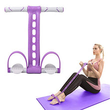 Load image into Gallery viewer, AIKOTOO Pedal Resistance Band Elastic Pull Rope Fitness Sit-up Exercise at Home Gym Yoga Workout Equipment Multifunction Pedal Arm Leg Trainer Slimming Bodybuilding Abdominal Training
