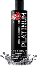 Load image into Gallery viewer, Wet Platinum Silicone Based Sex Lube 9 Ounce Premium Personal Luxury Lubricant for Men Women &amp; Couples. More Long Lasting Than Water Based. Condom Safe Hypoallergenic Glycerin Paraben Free Intimacy
