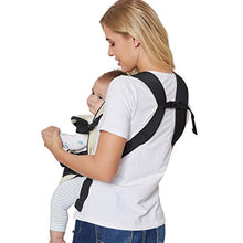 Load image into Gallery viewer, Neotech Care Baby Carrier - Front and Back Carrying - Adjustable, Breathable &amp; Lightweight - for Infant, Child, Toddler - Black with Beige
