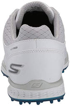 Load image into Gallery viewer, Skechers Women's Elite 3 Spikeless Waterproof Golf Shoe, White/Navy Leather, 9 M US
