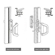 Load image into Gallery viewer, Sliding Glass Patio Door Handle Cylinder ALLYWASAI Sliding Door Lock Suitable for Balcony Sliding Door with Key
