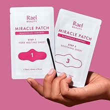 Load image into Gallery viewer, Rael Miracle Patch Melting Pack - Blackhead Control, 3 Steps Kit, Pore Melting and Soothing Sheets for Nose, Sebum Removing Cotton Swabs, Dermatologist Tested (2 Pack)

