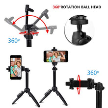 Load image into Gallery viewer, Selfie Stick,40 Inch Extendable Selfie Stick Tripod and Phone Tripod Stand with Rechargeable Wireless Remote,Compatible with iPhone 11 Pro Xs X 8 7 6 Plus,Samsung Galaxy S8 S9 S10,Gopro,Camera
