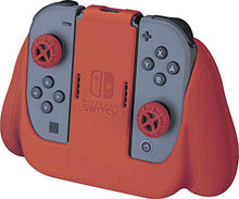 Load image into Gallery viewer, Officially Licensed Nintendo Switch Joy-Con Action Pack Grip and Thumb Buttons – Red Textured Silicone
