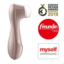 Load image into Gallery viewer, Satisfyer Pro 2 Air-Pulse Clitoris Stimulator - Non-Contact Clitoral Sucking Pressure-Wave Technology, Waterproof, Rechargeable (Rose Gold)
