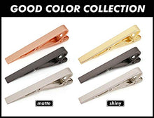 Load image into Gallery viewer, Tie Clips for Men 6 PCs, Elegant Metal Necktie Tie Bar Pinch Clasp for Wedding Anniversary, Business, Meeting and Daily Life. (Tie Clip)
