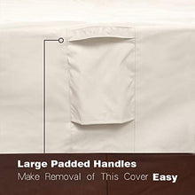 Load image into Gallery viewer, Vailge Patio Chair Covers, Lounge Deep Seat Cover, Heavy Duty and Waterproof Outdoor Lawn Patio Furniture Covers, Medium Beige &amp; Brown
