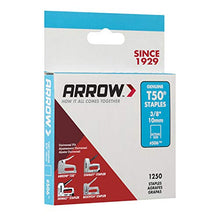Load image into Gallery viewer, Arrow 506 Genuine T50 3/8-Inch Staples, 1250-Pack
