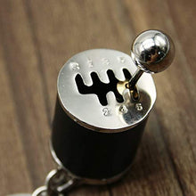 Load image into Gallery viewer, Six Speed Manual Transmission Shift Lever Automotive Part Car Gift Key Chain Ring [BLACK]
