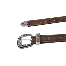 Load image into Gallery viewer, Ariat Women's Fatbaby Center Stitch Belt, brown, 34
