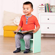 Load image into Gallery viewer, B. spaces – Kids’ Step Stool &amp; Chair – 3-in-1 Step Stool for Bedroom, mint (BX1628Z)
