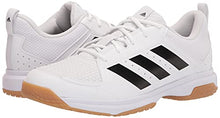 Load image into Gallery viewer, adidas Women's Ligra 7 Track and Field Shoe, White/Black/White, 12
