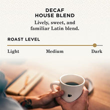 Load image into Gallery viewer, Peet's Coffee, Dark Roast Decaffeinated Coffee K-Cup Pods for Keurig Brewers - Decaf House Blend 60 Count (6 Boxes of 60 K-Cup Pods)
