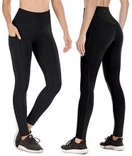 Load image into Gallery viewer, Heathyoga Fleece Lined Leggings for Women High Waist Leggings with Pockets Thermal Yoga Pants Women's Winter Leggings Black
