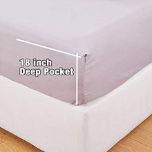Load image into Gallery viewer, JSD Black Brushed Microfiber Sheets Set Extra Deep Pocket, 4 Piece Hotel Quality Sheets Queen Size, Wrinkle Free Ultra Soft Durable
